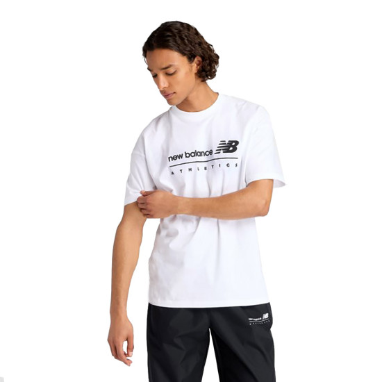 New Balance Ανδρική κοντομάνικη μπλούζα Linear Graphic T-Shirt